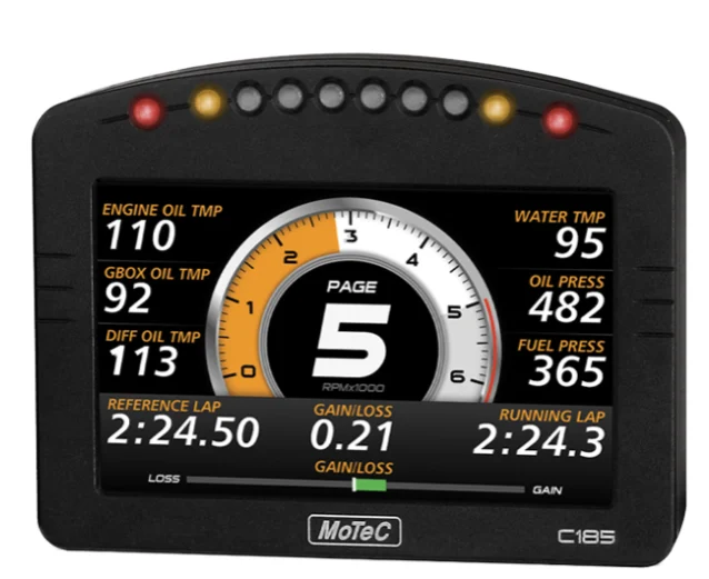 C185 5" Color Display Logger W/USB