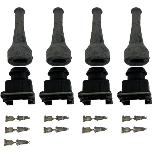 LK-2 Injector Kit - 4 Cylinder Straight Boots