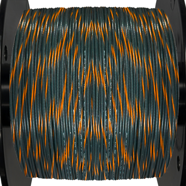 18AWG Wire - Black/Orange