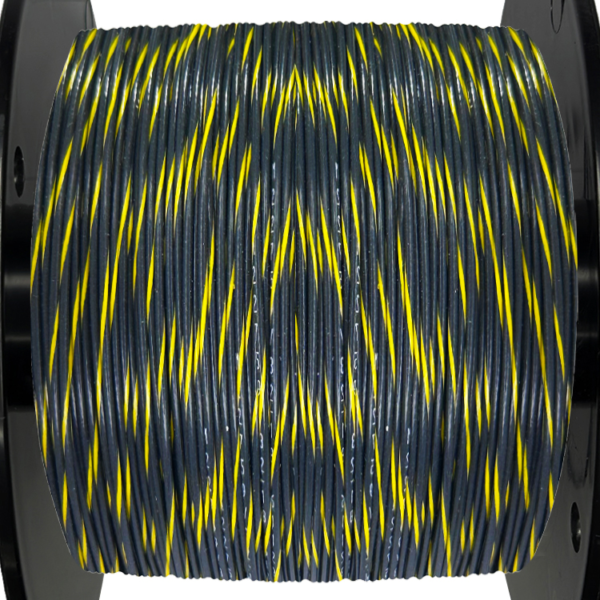 18AWG Wire - Black/Yellow
