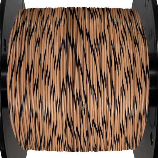 18AWG Wire - Brown/Black