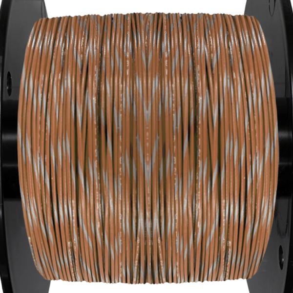 18AWG Wire - Brown/Grey