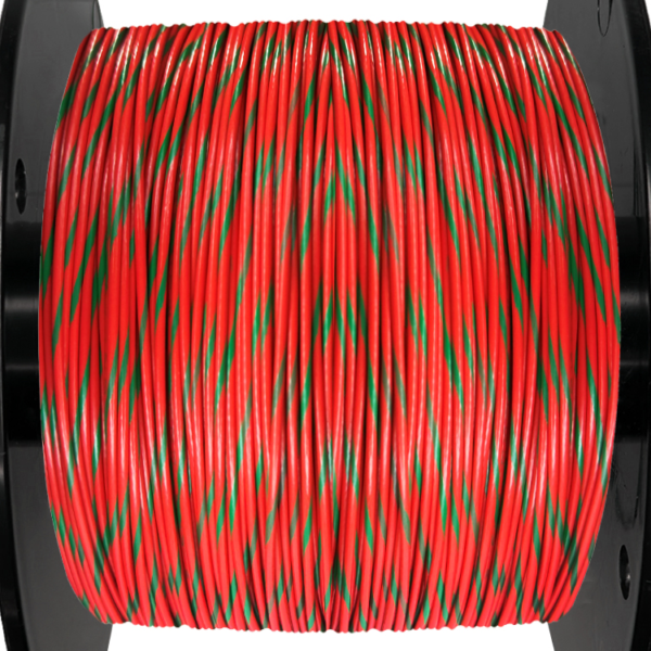18AWG Wire - Red/Green