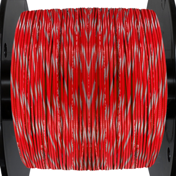 18AWG Wire - Red/Gray