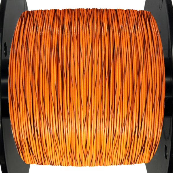 18AWG Wire - Orange/Brown