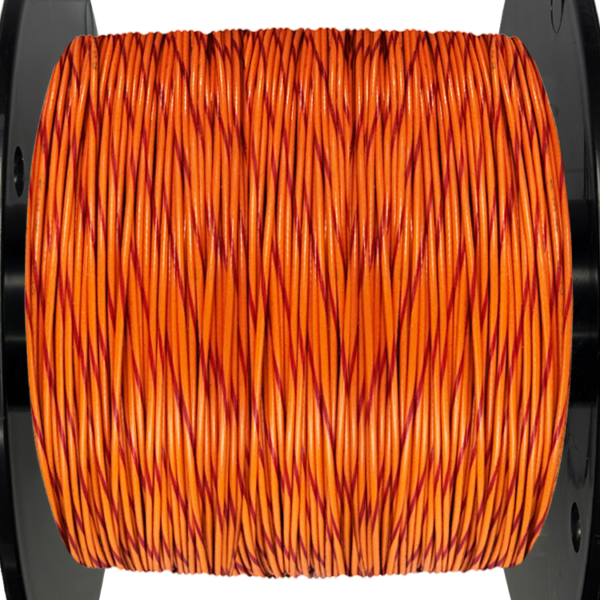 18AWG Wire - Orange/Red