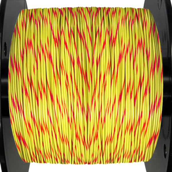 18AWG Wire - Yellow/Red