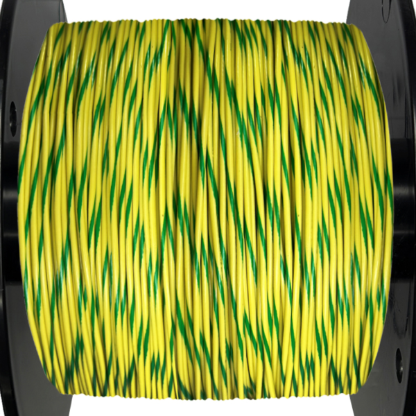 18AWG Wire - Yellow/Green