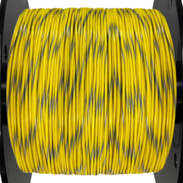 18AWG Wire - Yellow/Gray