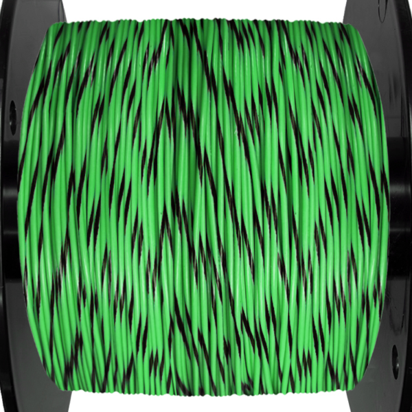 18AWG Wire - Green/Black
