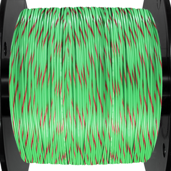 18AWG Wire - Green/Red