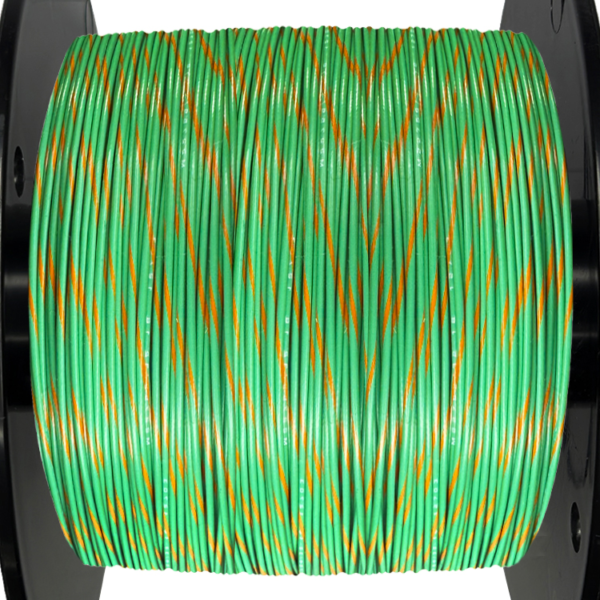 18AWG Wire - Green/Orange