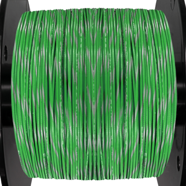 18AWG Wire - Green/Gray
