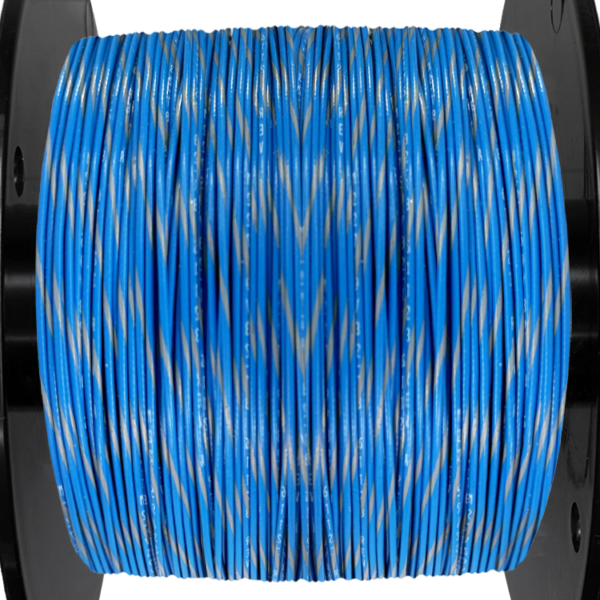 18AWG Wire - Blue/Gray