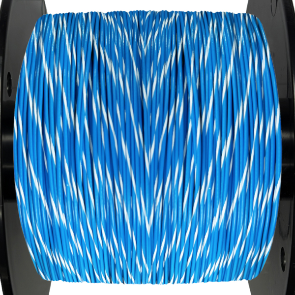 18AWG Wire - Blue/White