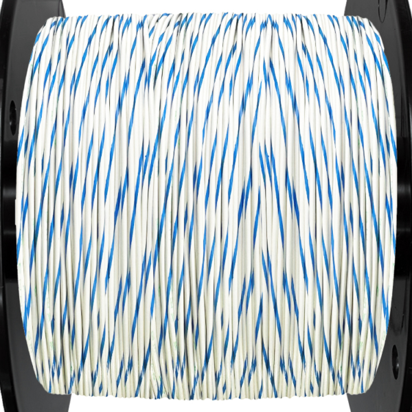 18AWG Wire - White/Blue