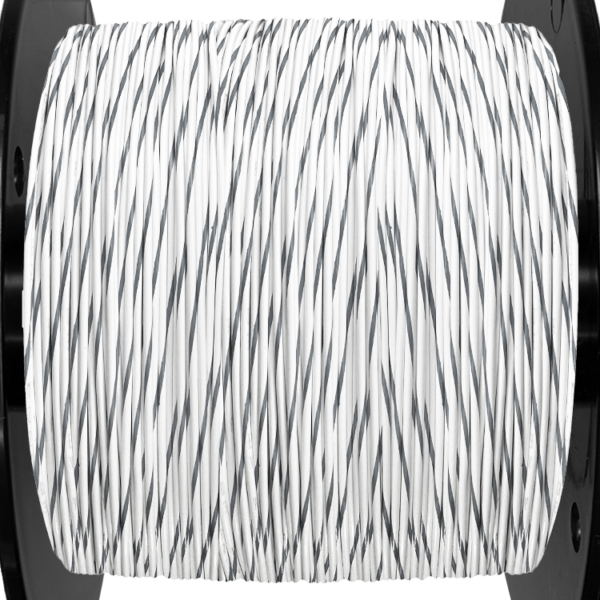 18AWG Wire - White/Grey