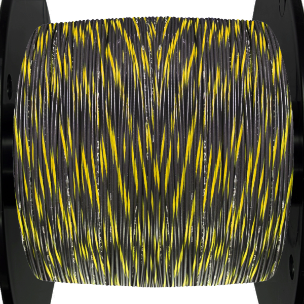 20AWG Wire - Black/Yellow