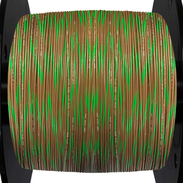 20AWG Wire - Brown/Green