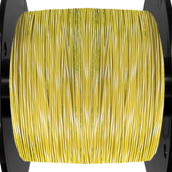20AWG Wire - Yellow/White