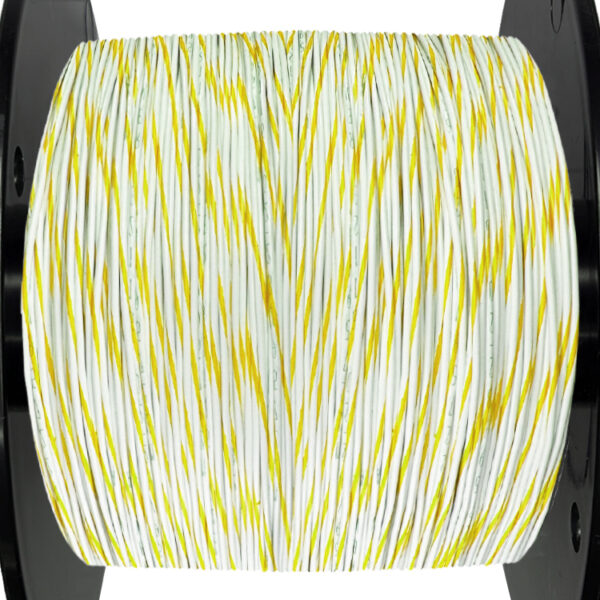 20AWG Wire - White/Yellow