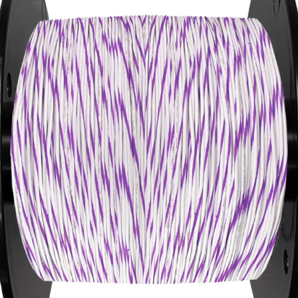 20AWG Wire - White/Violet