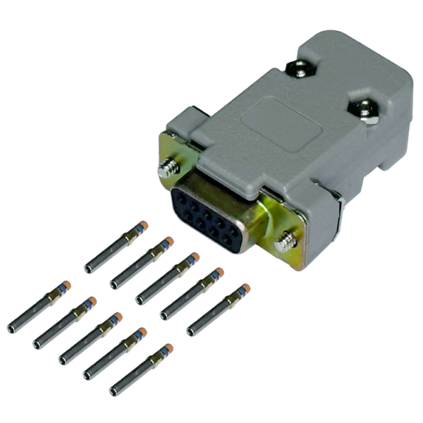 9 Way D-Sub Socket Kit