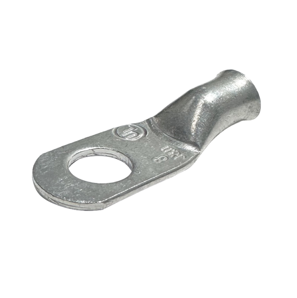 8 AWG Ring Terminal 1/4" Eye