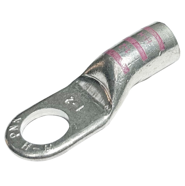 2 AWG Ring Terminal 1/2" Eye